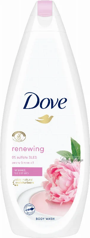 Dove Renewing Body Wash, Peony & Rose Oil , 750 ml