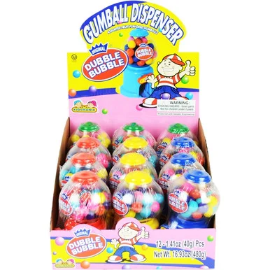 Dubble Bubble Mini Gumball Machine (12pc)