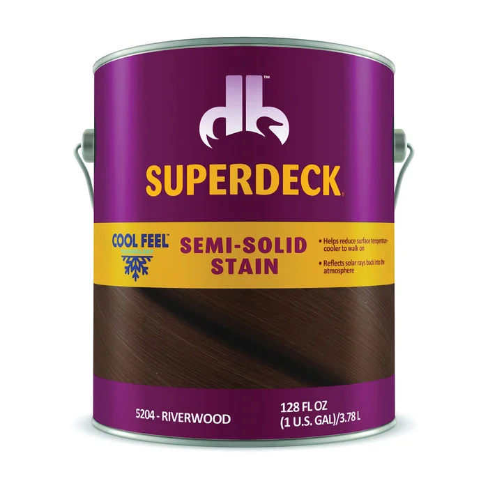 Duckback DPI052044-16 Wood Stain, Riverwood, Liquid, 1 gal