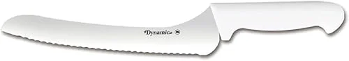 Dynamic Pro-Grip, Santoprene, Softgrip, 9′ Bread, Offset Knife, White, large