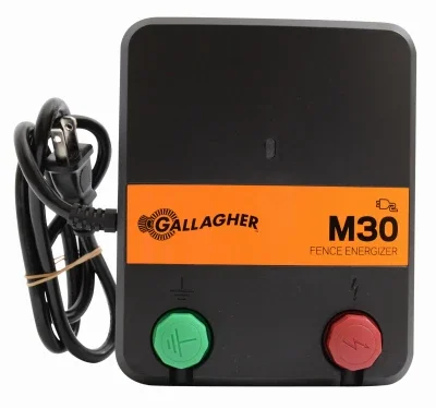 Electric Fence Charger, M30, 0.3 Joules, 110-volt