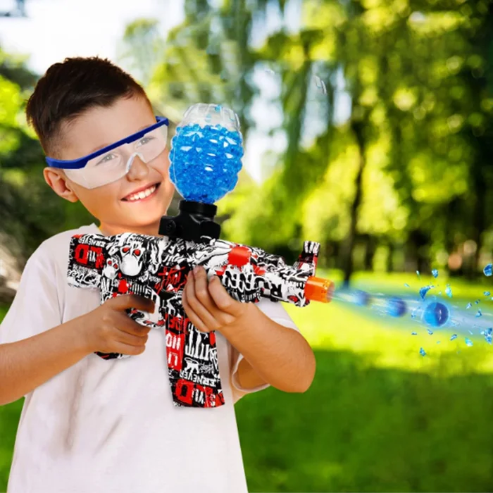 Electric Gel Ball Splatter Blaster Toy Gun with 5,000 Water Gel Beads