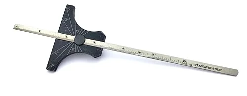 Engineer's Depth Gauge Cum Ruler Metric & Imperial 6’/ 150 mm
