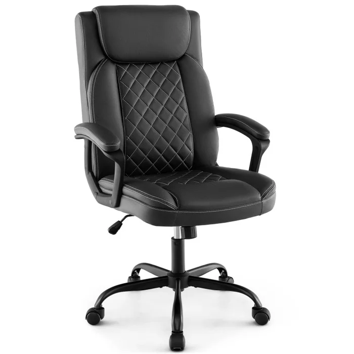 Ergonomic High Back Executive Chair with Thick Headrest Cushion