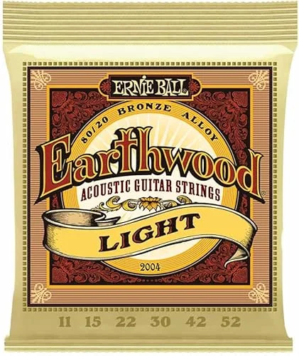 Ernie Ball Earthwood Light 80/20 Bronze Sets.011 – .052 (3 Pack)