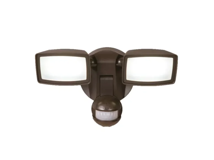 Esf Series Esf1a4mb Motion Sensor Flood Light, 120 V, 15 W, Led Lamp, 1420 Lumens, 4000 K Color Temp