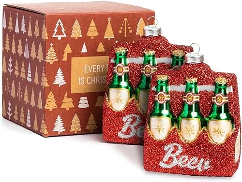 Every Day is Christmas Glass Blown Ornaments Cute Hand Made Figurines Tree Decoration, Maneki