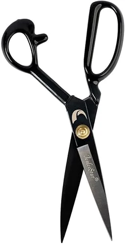 Fabric Scissors 12 Inch Sewing Dressmaking Scissors Professional Razor Sharp for Tailoring Leather Raw Materials – Japan High Carbon Steel Tailor Shears(Right-Handed)