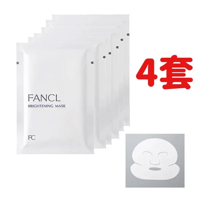 FANCL Brightening Face Mask 6 Sheets ×4 Set