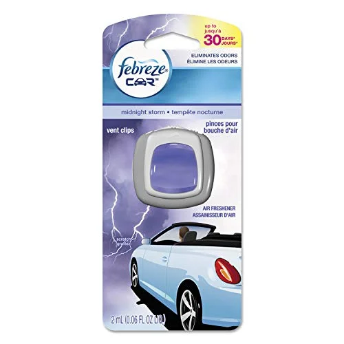 Febreze Car Vent Air Freshener, Midnight Storm, 0.06 Ounce