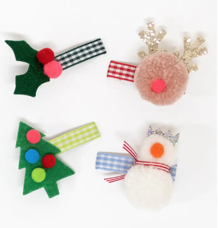 Festive Icon Hair Clips