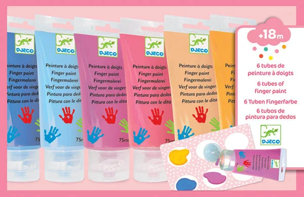 Finger Paint Tubes – Sweet (Pack of 6)