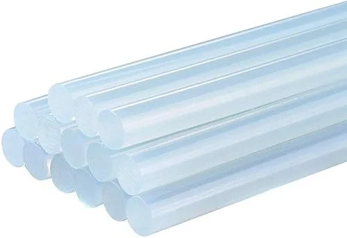 FireBee Large Hot Glue Sticks 50 Pcs Full Size Clear for Big Hot Glue Guns 8′ Long 0.43′ Diameter