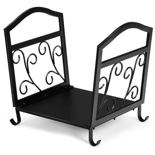 Fireplace Log Holder Iron Indoor Firewood Rack