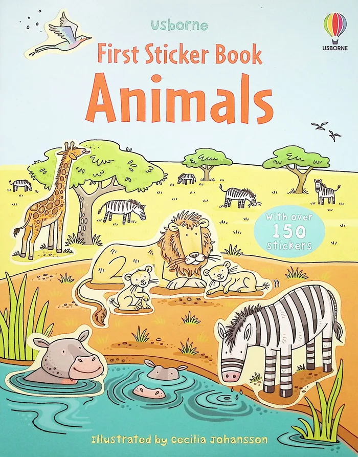 First Sticker Book – Animals (Usborne)