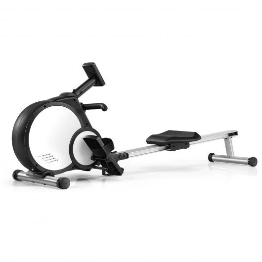 Foldable Magnetic Rowing Machine with 16-level Adjustable Intensity