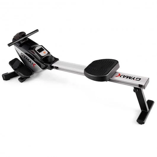 Folding Magnetic Rower Exercise Cardio Adjustable Resistance