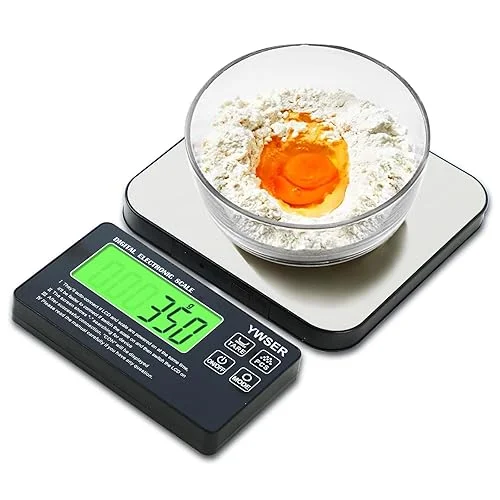 Food Scale, Split Designed 33lb Digital Kitchen Scale with 7 Units Tare Function & LCD Display,1g Precise Graduation Food Scale Weight for Baking/Cooking/Dieting/Meal Prep (Black)