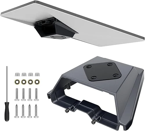 for Starlink Gen 3 Mount，for Starlink Mount Gen 3 Mobility Anti-Theft Kit with Flat Roof Pole Mount for RV Trailer Yacht (Aluminum Made)