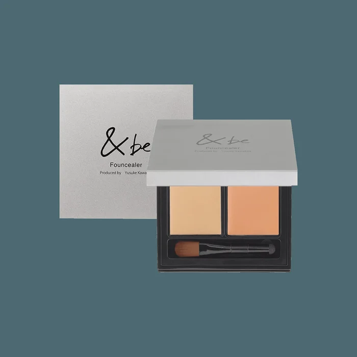 Founcealer Duo #Light Beige&Orange, Best Cosme Awarded 4g