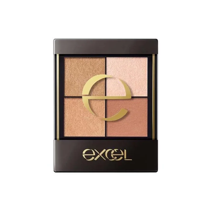 Four-color eye shadow fashion glossy makeup eye shadow palette CX01 3.5g