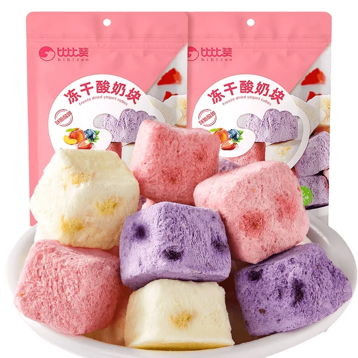 Freeze-dried yogurt cubes mixed flavor 1.25g*80