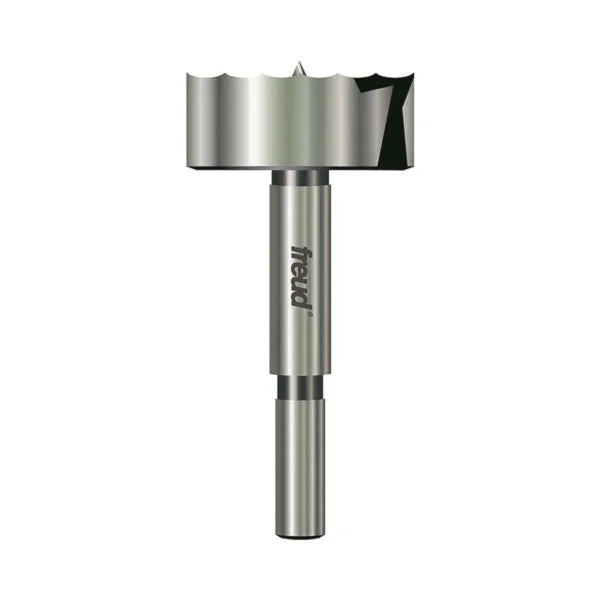 Freud Precision Shear PB-012 Forstner Bit, 1-5/8 in Dia, 3-1/2 in OAL, 3/8 in Dia Shank