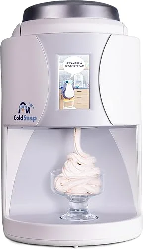 Frozen Treat Machine – Instant Ice Cream, Non-Dairy Frozen Desserts, Smoothies, Protein Shakes, Frozen Lattes, Freeze-on-Demand Technology, Single-Serve Pods, US Company