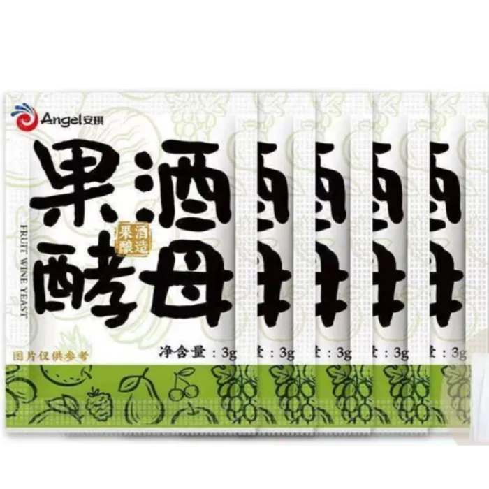Fruit Wine Yeast 3g*5pcs Brewer's Yeast Fermentation Powder