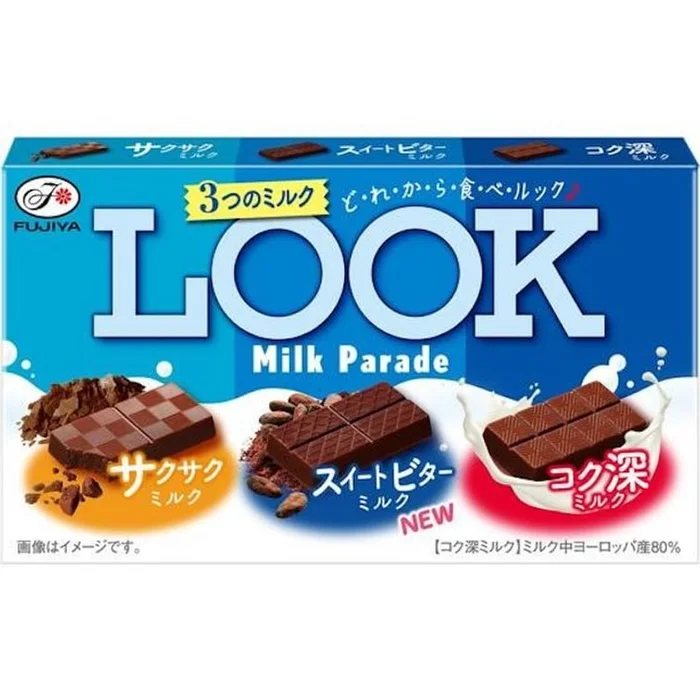 FUJIYA LOOK Milk Parade 43g(9 Pieces)