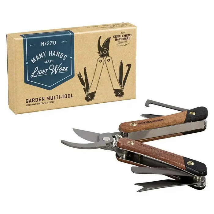 Garden Multi-Tool in Kraft Packaging