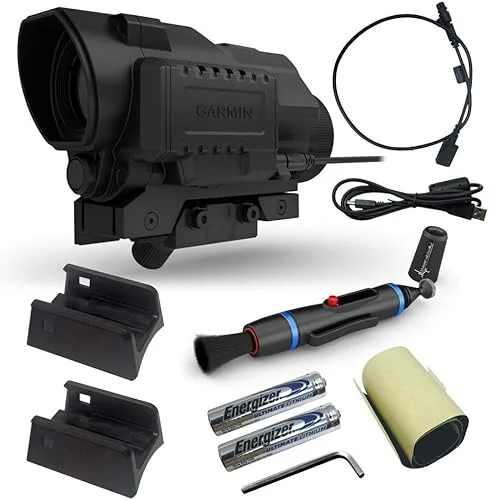 Garmin Xero X1i Crossbow Scope, Auto-ranging, 3.5X Magnification and Illuminated Aim Points with Wearable4U Lens Cleaning Pen Bundle