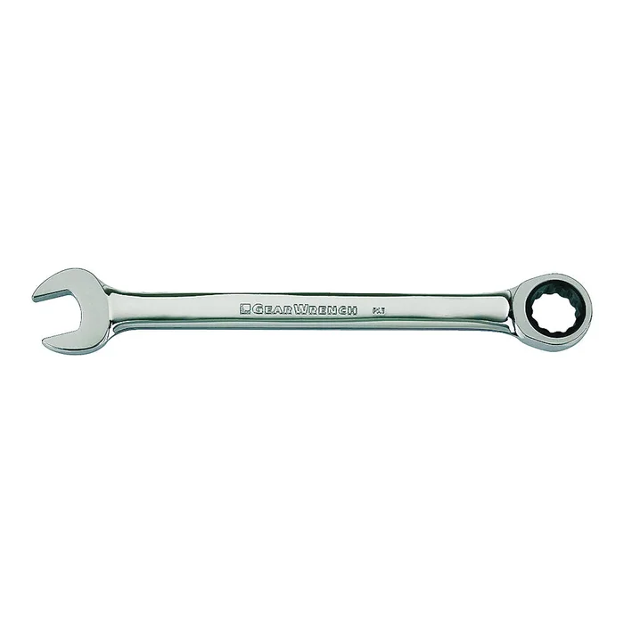 GearWrench 9030 Combination Wrench, SAE, 15/16 in Head, 13.114 in L, 12-Point, Steel, Chrome, Standard Handle