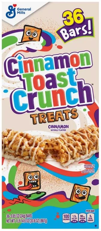 General Mills Cinnamon Toast Crunch Treat Bars , 36 x 0.85 oz