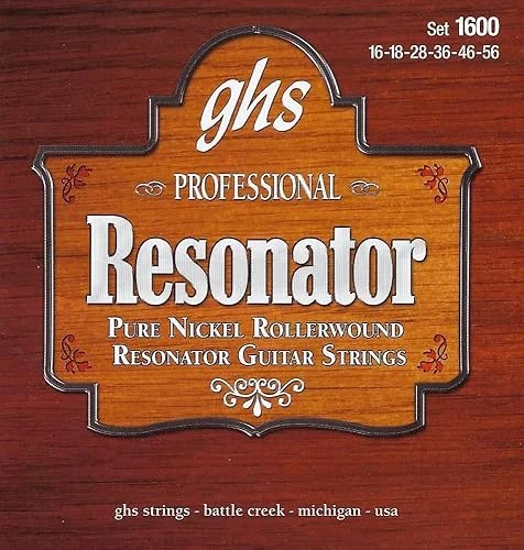 GHS Strings Resonator Electric Guitar Strings (1600 Set), 16-56
