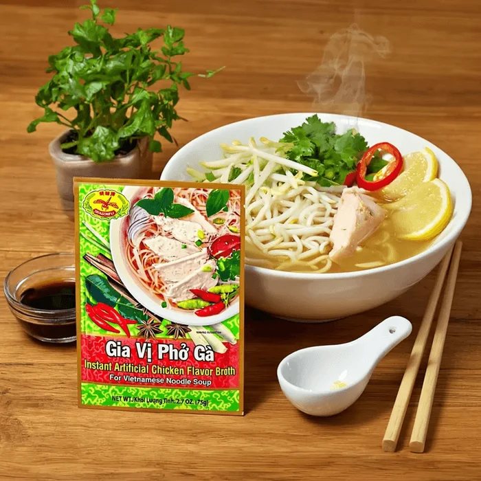 GIA VI PHO GA – Instant Artificial Chicken Flavor Broth For Vietnamese Noodle Soup, 2.7 oz