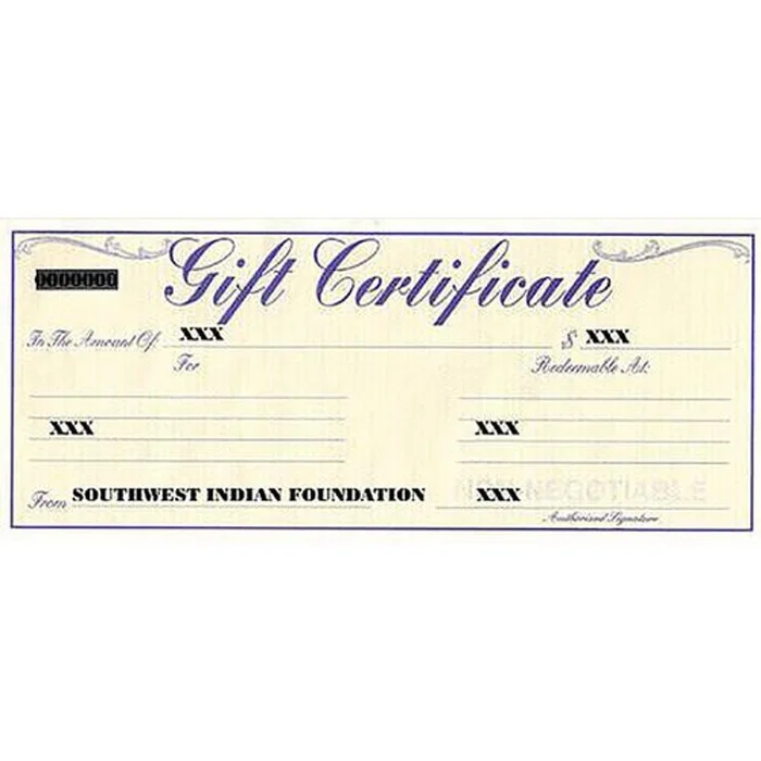 Gift Certificate