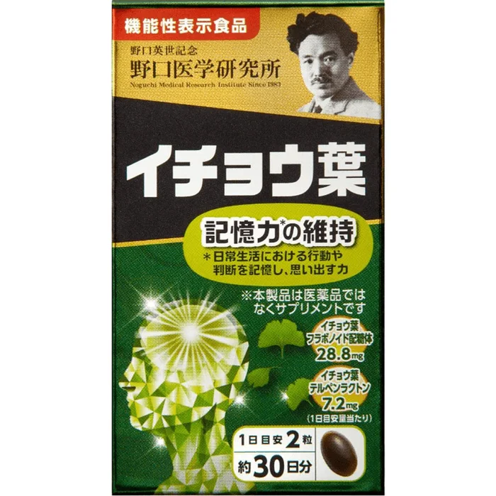 Ginkgo Leaf by Noguchi Medical Research Institute [60 tablets]