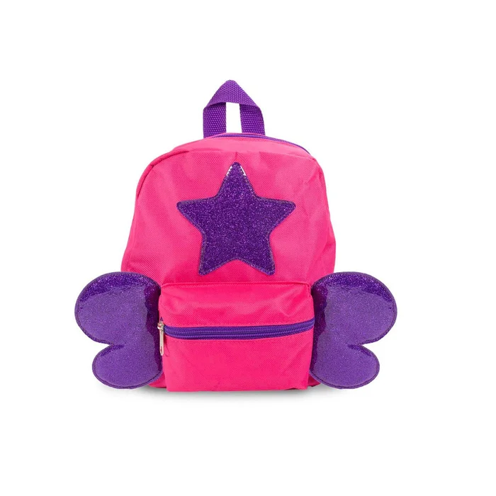 Girls' 9-Inch Star & Wings Mini Backpack