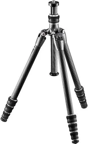 Gitzo Lightweight Traveler Series 0 Carbon Fiber Tripod, Silver & Black (GT0545TUS)