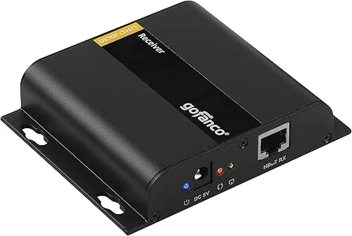gofanco 4K HDMI Extender Over IP Receiver (RX) – Receiver ONLY (Part# HD14Ext1xN-RX) for HD14Ext1xN Kit