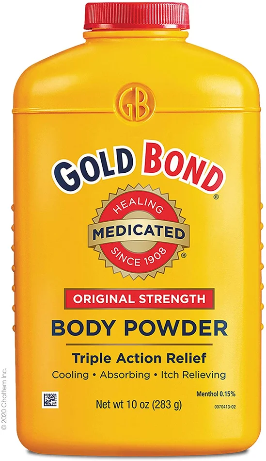 Gold Bond Medicated Original Strength Body Powder Triple Action Relief , 10 oz