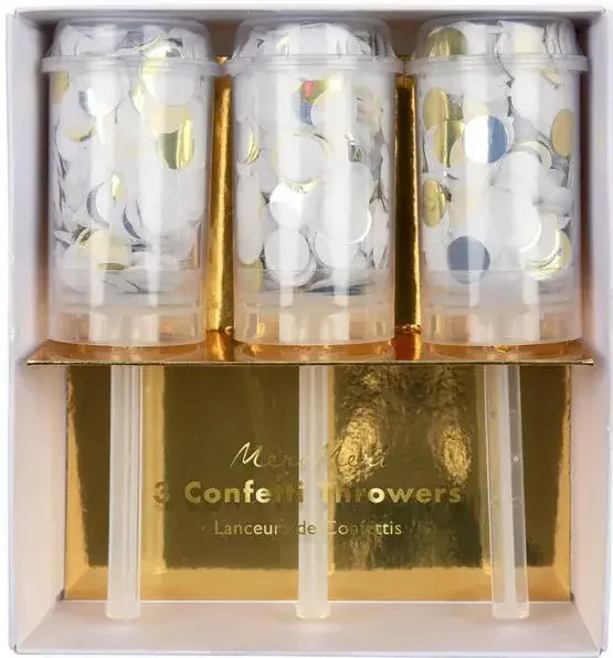 Gold, Silver & White Throwers