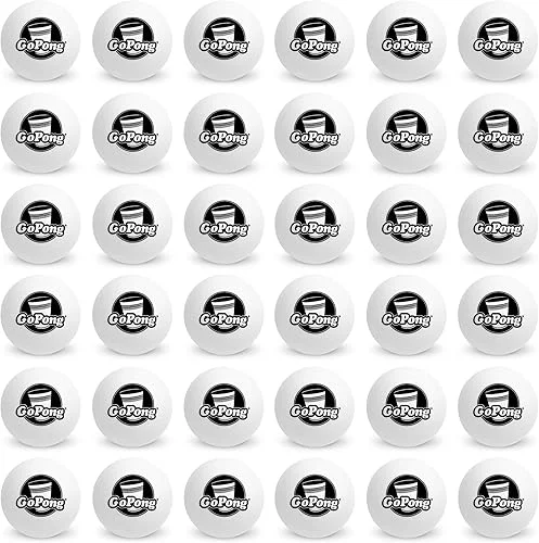GoPong Official Beer Pong Balls (Pack of 36), White