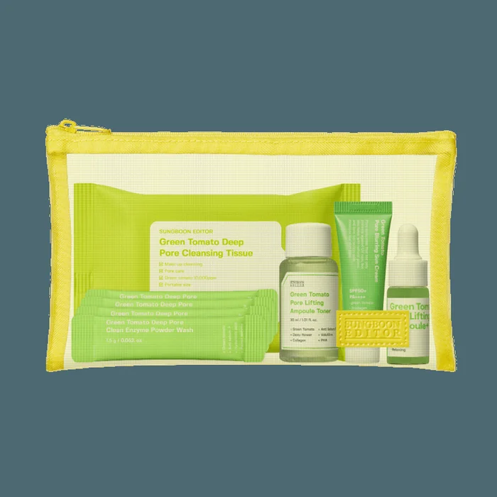 Green Tomato Travel Kit 9 Pieces