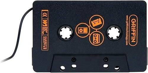 Griffin Direct Deck Universal Cassette Adapter for MP3 Players (Black)