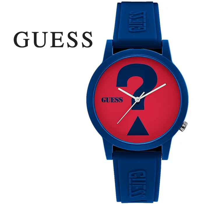 Guess® Men's Classic Red Dial Watch, 42mm, V1041M4