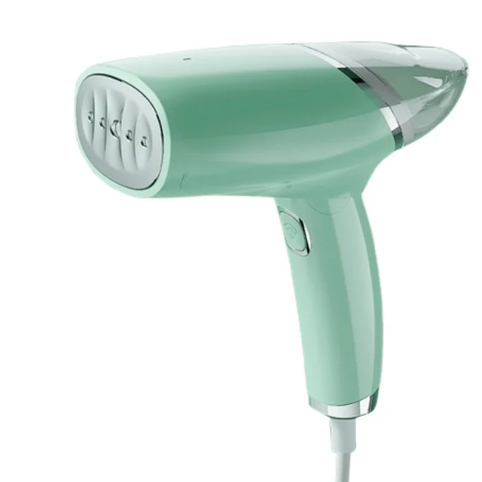 Handheld Garment Steamer Small Household Steam Brush Mini Foldable Cardamom Green 1 Pack