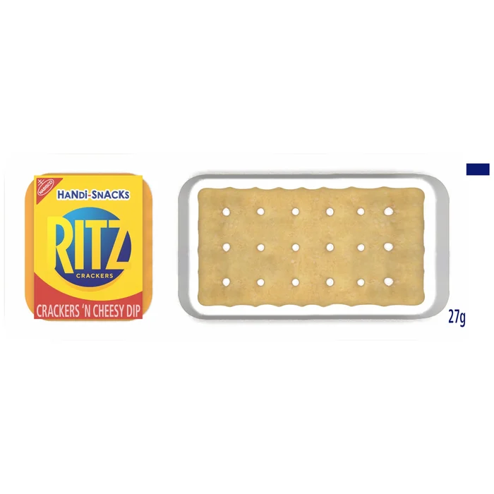 Handi Snacks Ritz Crackers N Cheez Two Compartment Snacks-0.95 oz.-10/Pack-4/Case