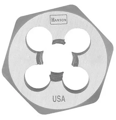 Hanson Metric Hexagon Die, 8mm X 1.00